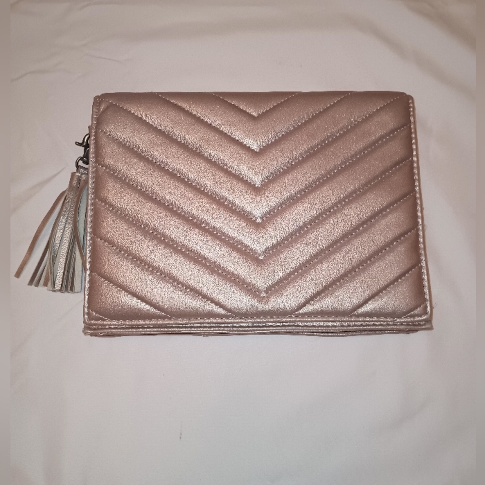 Neiman Marcus Metallic Clutch